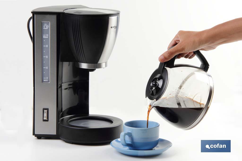 CAFETERA ELÉCTRICA DE GOTEO 870W 10 TAZAS (PACK: 1 UDS)